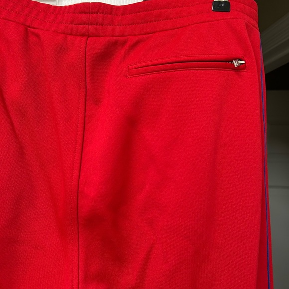 Rag & Bone Naval Track Pant, True Red with Blue Side Stripes – Size L - Picture 12 of 15